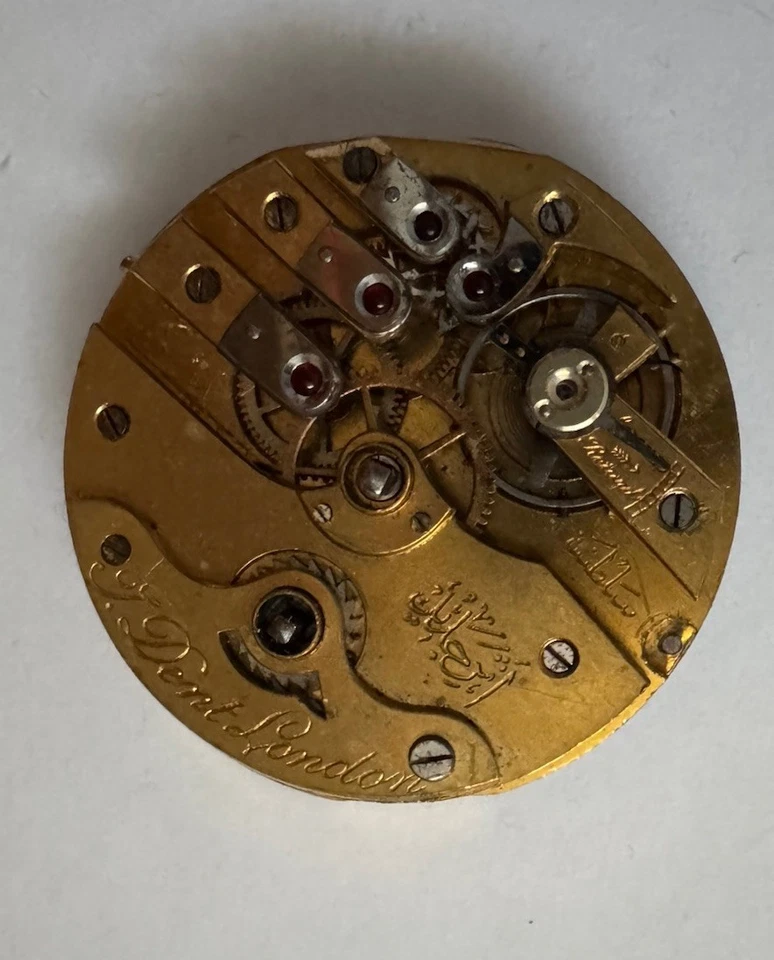J.Dent London Savonette Taschenuhr Werk ( Osmanische Reich) Defekt - Bild 2 von 2