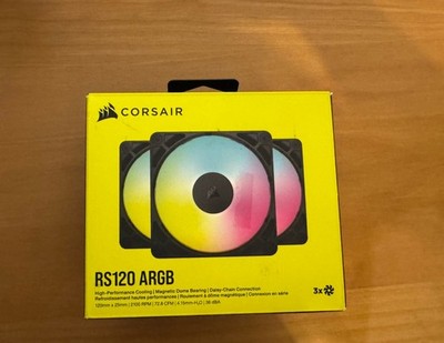 CORSAIR - RS120 ARGB 120mm PWM Fans (3-pack) - Black