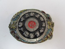 (ref1CO) Taneside Drago Designs Belt Buckle Chinese Calendar