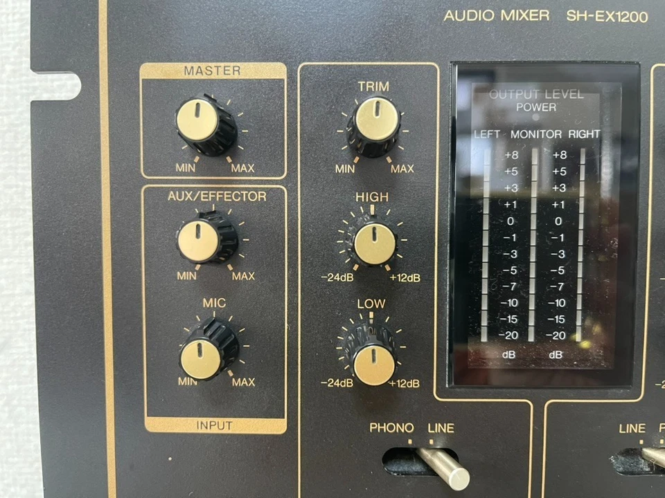 Technics SH-EX1200 Black with Power Cable and Replacement Fader Tested Working - Image 4 of 4