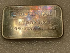 Very Rare! Engelhard Colonial 1 Troy Oz .999 Fine Silver Bar- Mintage Under 1000