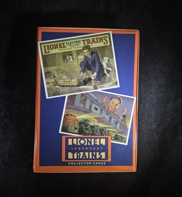 Lionel Legendary Trains Collector Cards 1997 - Complete 72 Card Set in Binder