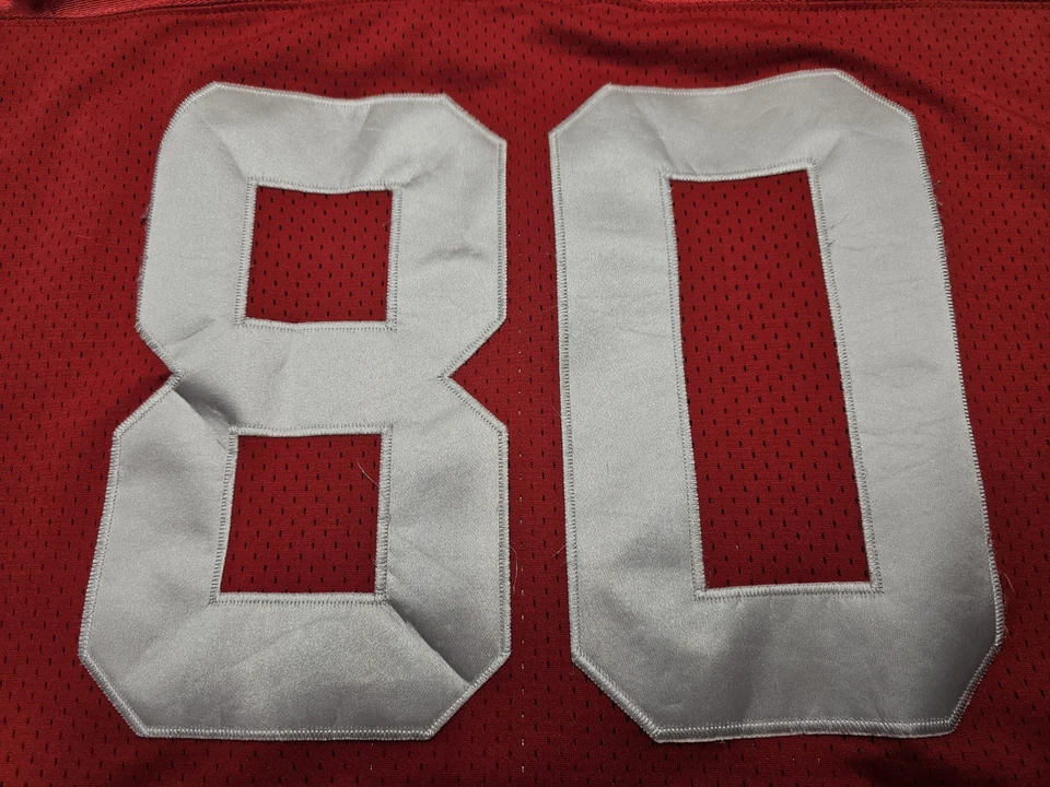 Camiseta Jerry Rice San Francisco 49ers NFL #80 Talla 52 Mitchell & Ness 1996... Foto 3 de 4