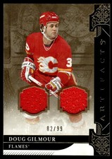 2019-20 Upper Deck Artifacts Materials Gold Jersey Doug Gilmour 82/99 #158