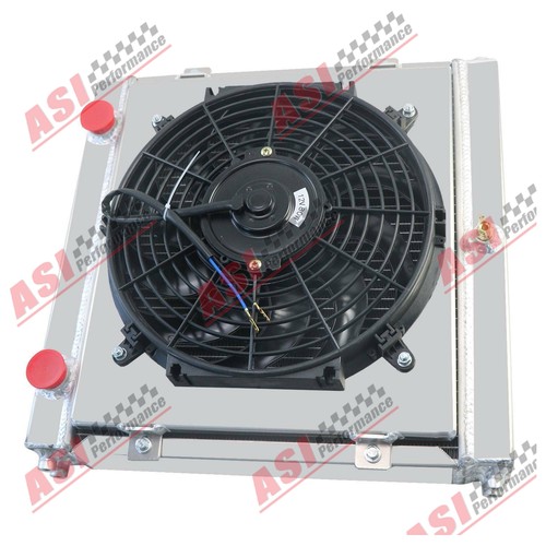 Roadster Style Racing Radiator For Double Pass Dragster Roadster Style Aluminum 3 Core Radiator+Shroud ...