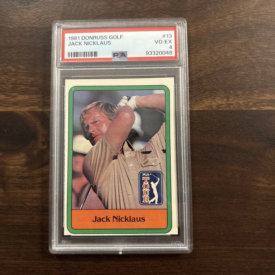 Lote de 3 cartas Donruss Golf Jack Nicklaus 1981. PSA y sin clasificar! Foto 2 de 4