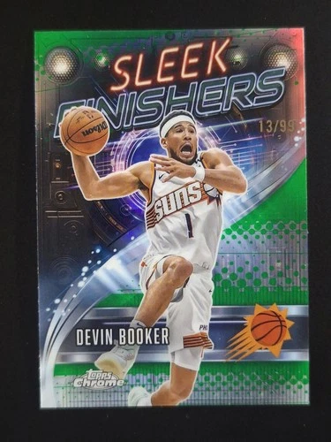 2025 Topps Chrome Devin Booker Refractors Green (RAW)