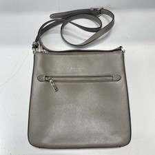 Borsa a tracolla Kate Spade in pelle saffiano grigia