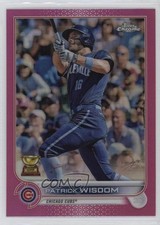 2022 Topps Chrome Pink Refractor Patrick Wisdom #198 1f17
