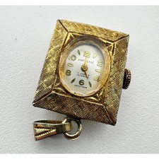 Vintage Hawthorne Swiss Pendant Watch   17 Jewels Incabloc Art Deco Charm