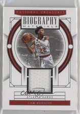 2023-24 Panini National Treasures Biography Materials 70/99 Cam Reddish 16zo