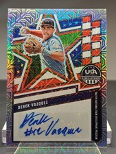 2026 USA Baseball Stars & Stripes Derek Vazquex ROOKIE AUTO Mojo /25