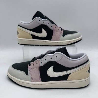 Nike Men's Size 9.5 Air Jordan 1 Low SE (IB7109 004) Black Basketball Sneaker