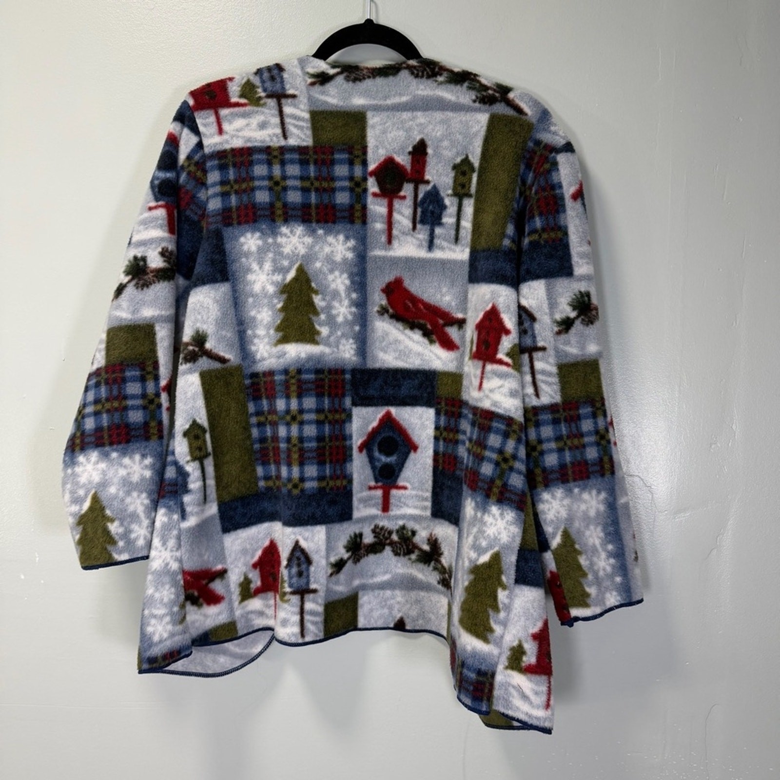 Women's Handmade Multicolor Winter Patterned Flee… - image 4