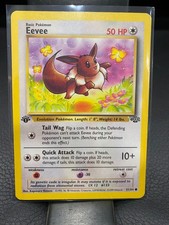 1st Edition - Eevee 51/64 - Jungle Set - Pokemon Card - Vintage 1999 WOTC