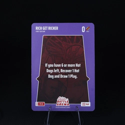 2026 Bo Jackson Battle Arena Rich Get Richer SSP Play Card PL-16
