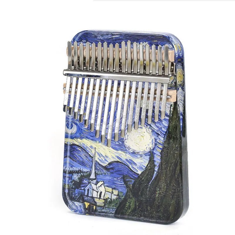 100% brand new Kalimba acrylic cartoon thumb crystal finger piano 17 21 keys