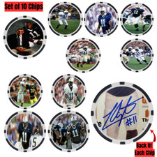 LaVar Arrington Penn State College Football Hall of Fame Chips (10) - SIGNED
