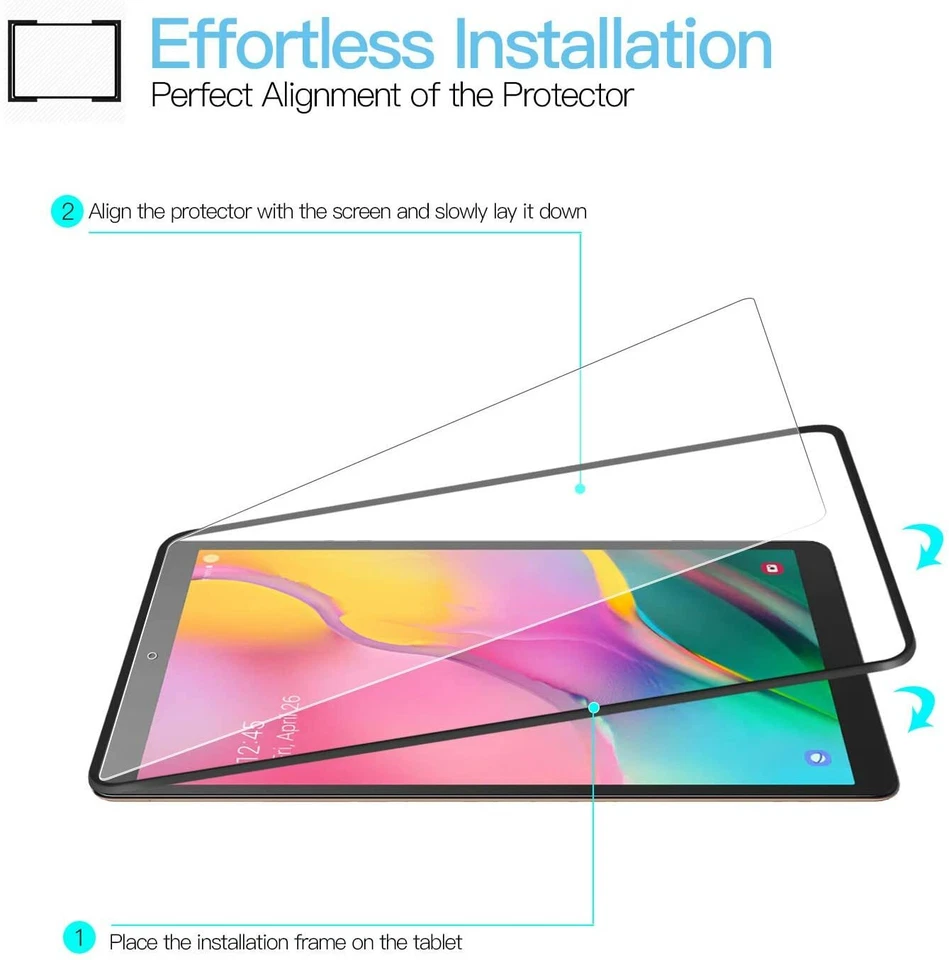Ztotop Samsung Galaxy Tab A 10.1 (2019) Screen Protector with Installation Tool - Image 2 of 4