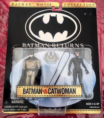 BATMAN RETURNS VS. CATWOMAN BATMAN MOVIE COLLECTION 1997 KENNER MOC NEW