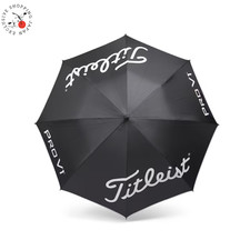 Titleist Golf Tour Lightweight UV Umbrella Pro V1 2024 Model 66in Silver Black