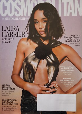 LAURA HARRIER 2022 COSMOPOLITAN Magazine KAMALA HARRIS / CHARLI D'AMELIO