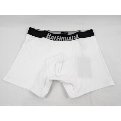 BALENCIAGA ボクサーパンツ ホワイト Balenciaga Boxer Briefs in White Medium | eBay