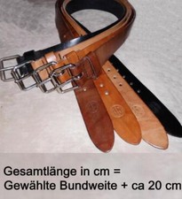 1 Dorn Gürtel LEDERGÜRTEL 4,5cmBreit GS-LEATHER Handmade rob uster Lederriemen