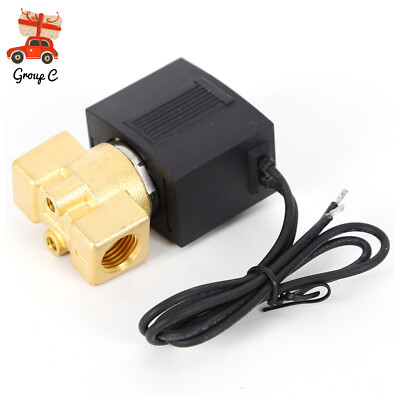 1/4'' Electric Solenoid Valve 120-Volt AC For Water Air Gas Welders New