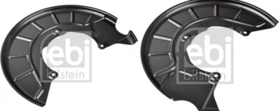 2 x FEBI Spritzblech Ankerblech Vorne für AUDI A1 A3 Q3
