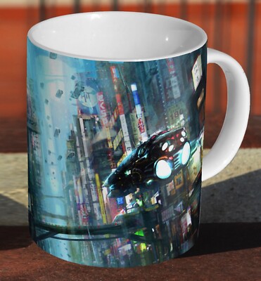 Blade Runner Harrison Ford City Szene - Keramik Tee / Kaffee - Becher Tasse