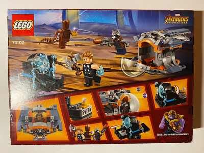 NEW IN BOX LEGO SUPER HEROES 76102 THOR'S WEAPON QUEST 223 PCS
