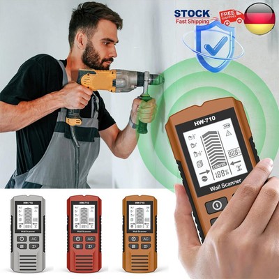 HW-710 Stud Finder Wall Scanner 6-in-1 Handheld Wall Detector Metal Detector