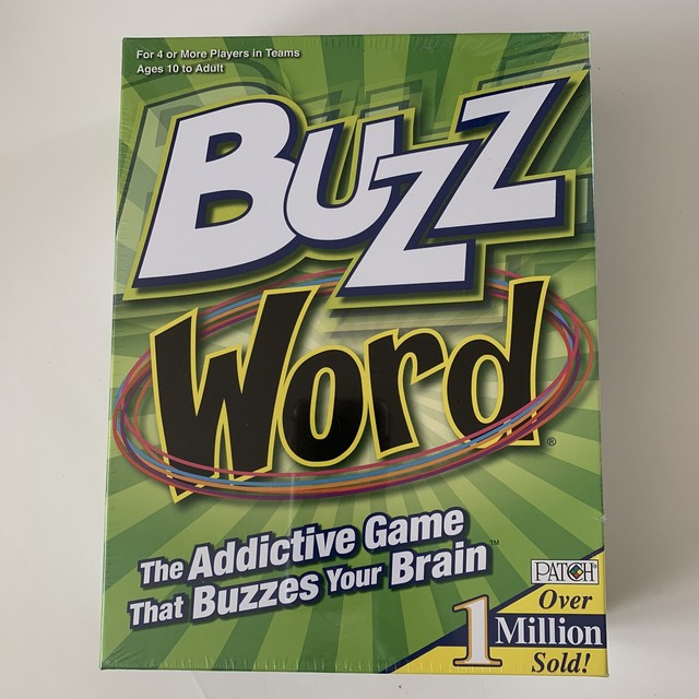 Buzz Word Card Game Play Monster New Factory Sealed Ages 10 to