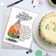 Funny Birthday Card 'Senility Prayer' – Humorous Bday Greeting With Envelope, USA Made