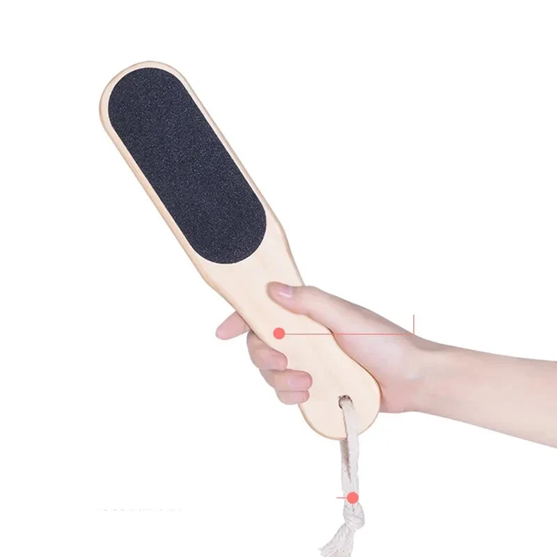 2 PIEZAS Raspador de Pies Pedicura Piel Removedor de Callos Doble Cara Madera Foto 3 de 4