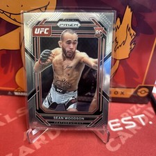 2023 Prizm UFC Base Vertical #166 Sean Woodson - Featherweight  ROOKIE