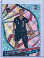 2022 Panini Revolution WNBA KIERSTAN BELL RC ROOKIE #98 COSMIC #46/99 ACES