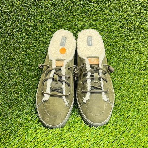 Sperry Crest Cozy Mule Womens Size 10 Green Casual Walking Comfort Slip On Shoes - Picture 5 of 10