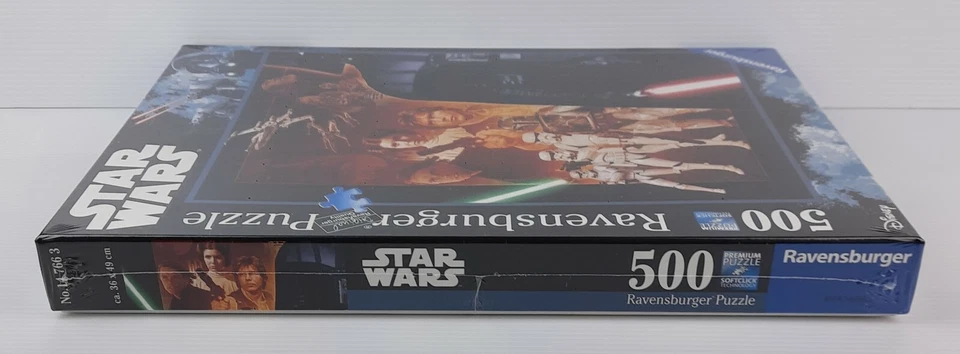STAR WARS RAVENSBURGER 14766 PUZZLE 500 PZ CA. 36 X 49 CM - NUOVO FACTORY SEALED - Immagine 3 di 4