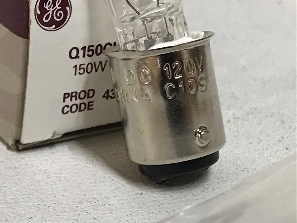 GE 43693 Q150CL/DC 150W 120V C10S Base ETC Light Bulb - Image 4 of 4