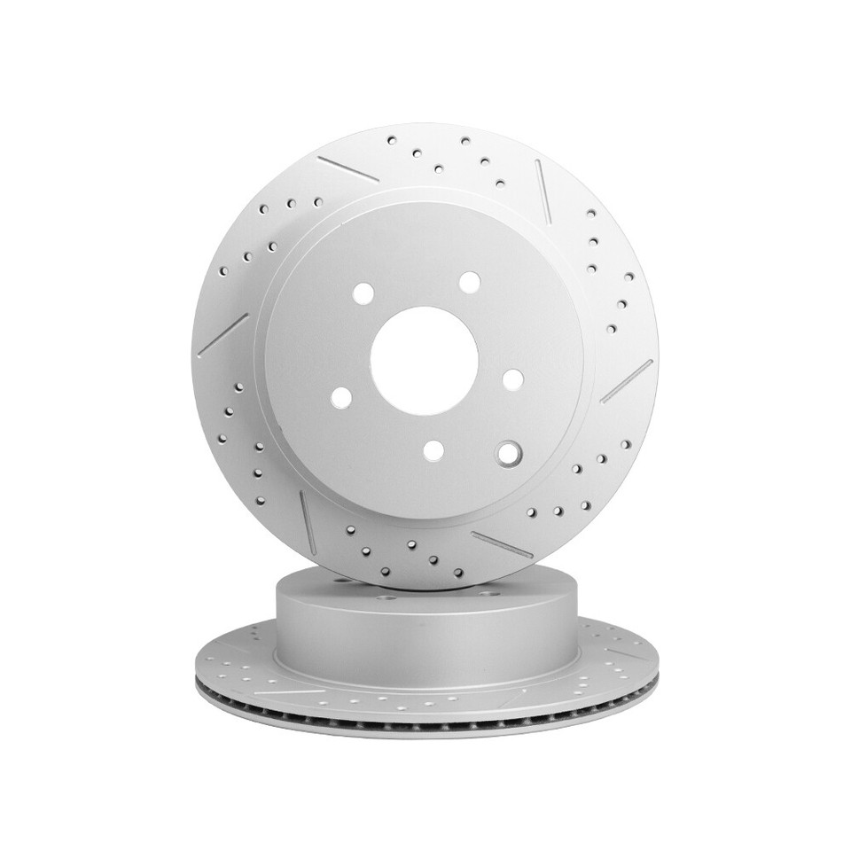 Pedals & Pads For Nissan Murano Front & Rear Drilled & Slotted - Foto 7