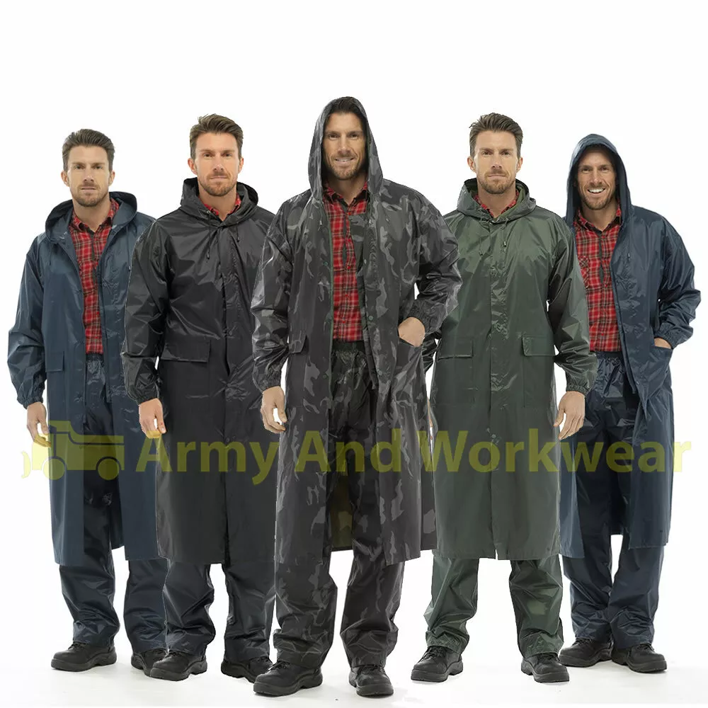Long lightweight top rain jacket