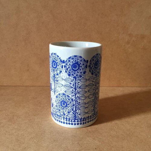 Florero Bjorn Wiinblad Nymolle Dinamarca Soporte para bolígrafo H10 cm/3,9 pulgadas Antiguo de colección - Imagen 2 de 5