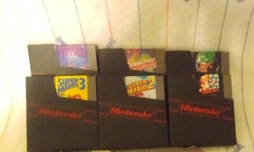 Lot 6 Nintendo NES Games Mario 1,2&3 Tetris* Dragon Power*Tecmo Bowl With Sleeve
