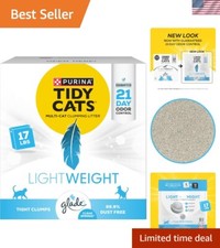 Purina Tidy Cats Lightweight 17 lb Clumping Litter - Clean  Fresh Odor Defense