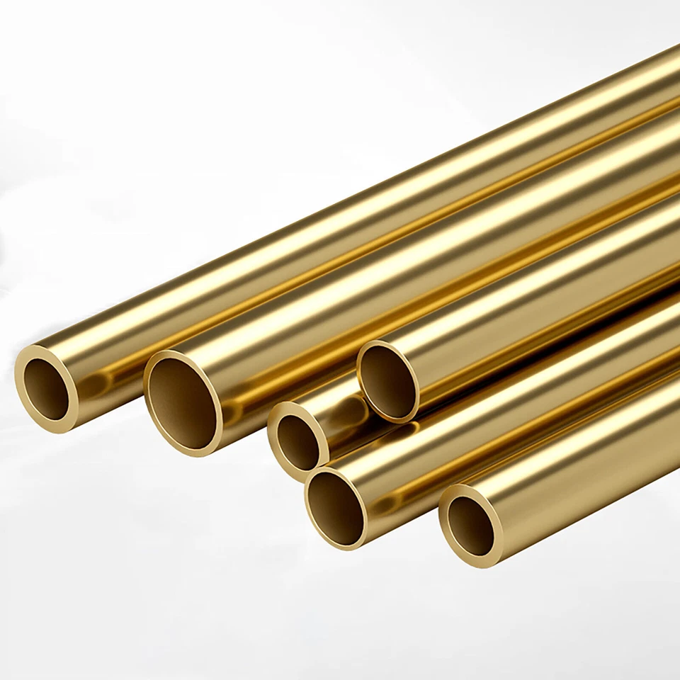 Tubo tondo in ottone Ø 4/5/6/7/8mm a 70mm parete 0,5/1,0/1,5/2,0mm vari diametri - Immagine 2 di 4