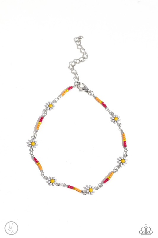 Paparazzi sweetest daydream pink anklet