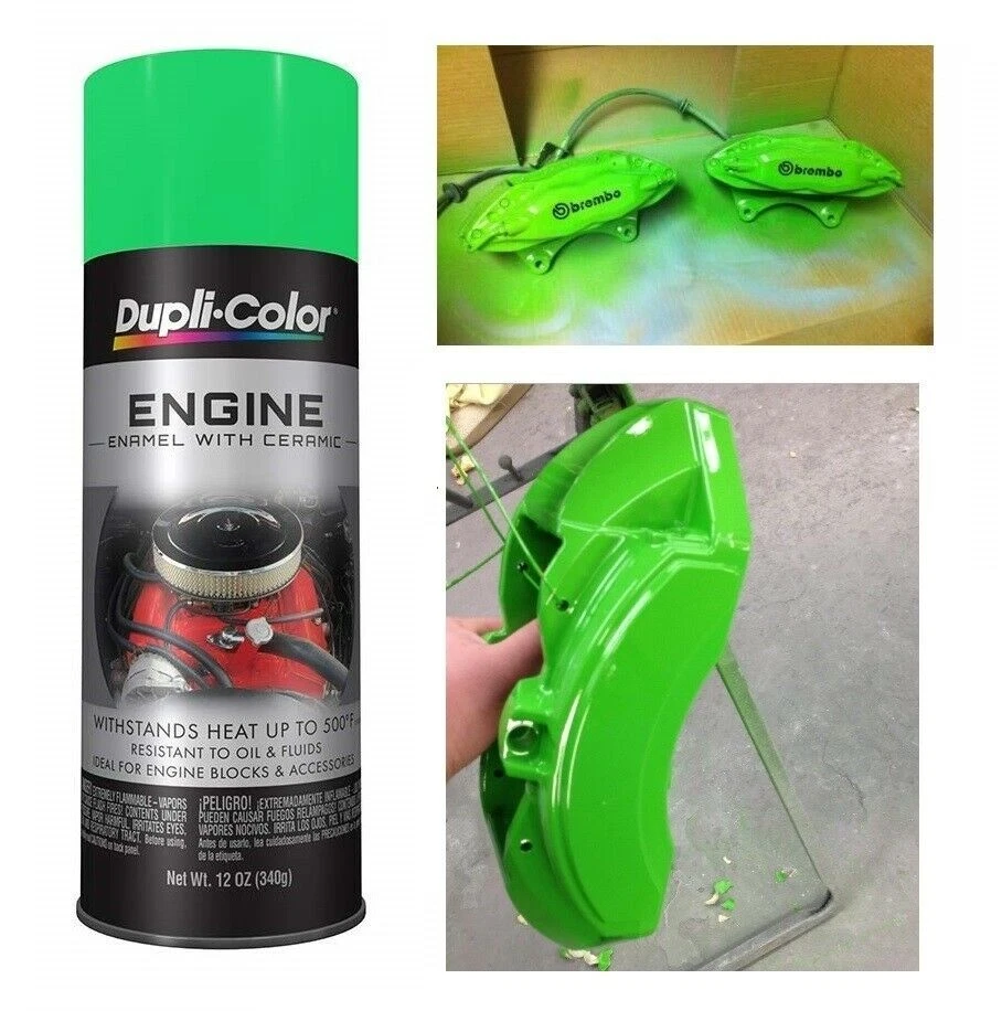 Lime Green Coating Spray Can Brake Caliper Engine Custom Ceramic Paint High  Temp