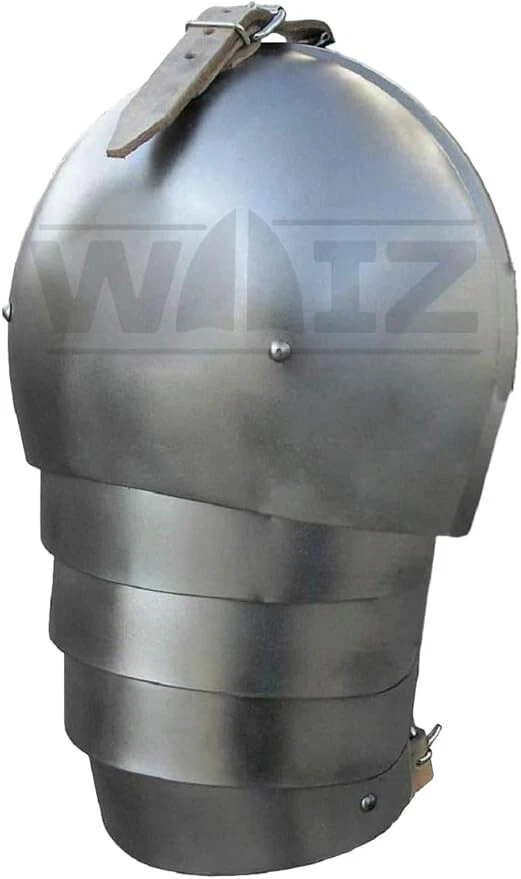 Juego de hombro de brazo de garganta de hierro medieval | Caballeros cruzados vikingos Foto 4 de 4